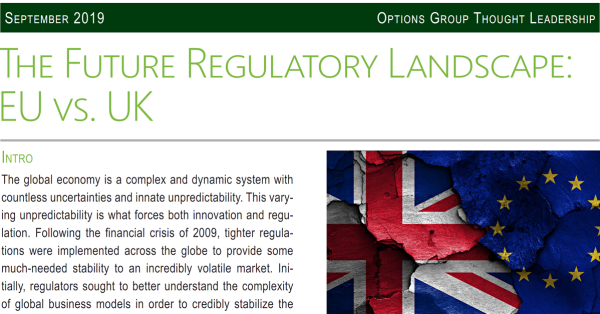 The Future Regulatory Landscape EU vs UK